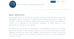 Desktop Screenshot of intouchbio.com