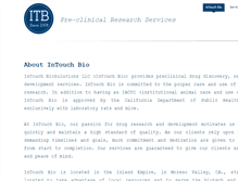 Tablet Screenshot of intouchbio.com